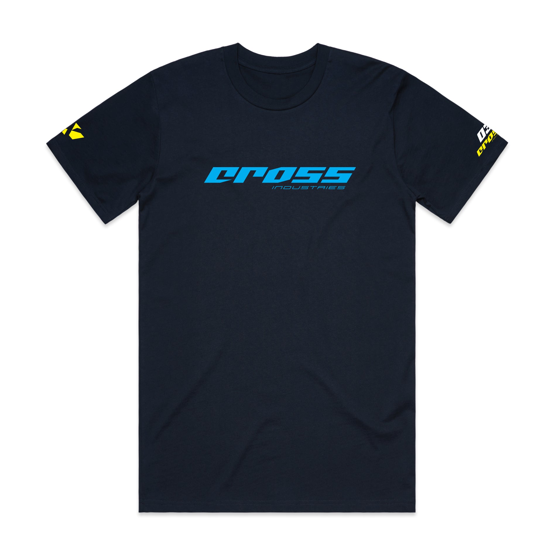 ADULT CROSS LEGACY CHEST BLUE TEE