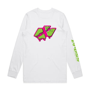 ADULT CROSS ICON SLIME LS TEE