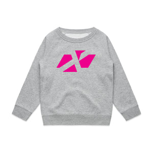 YOUTH CROSS ICON PINK CREW